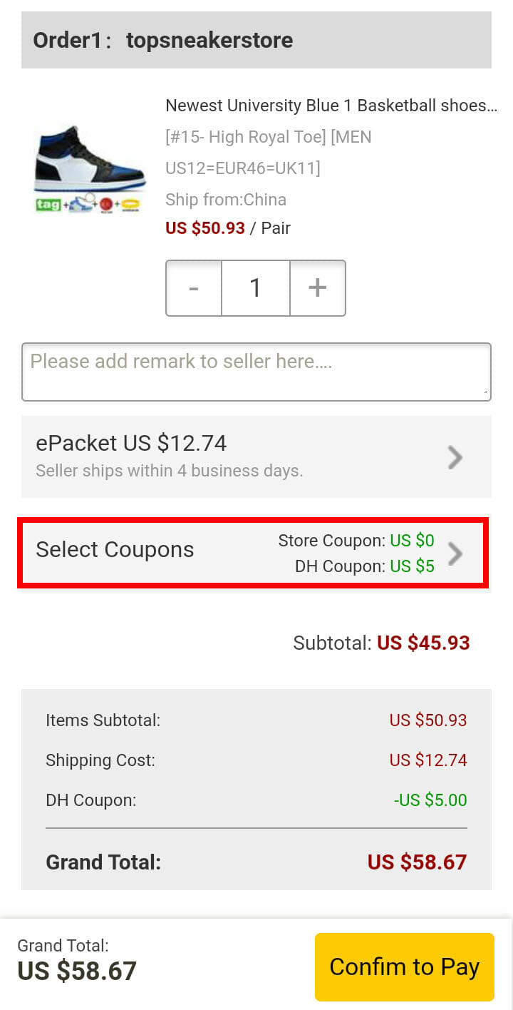 DHgate website in Bahrain provide the latest coupons