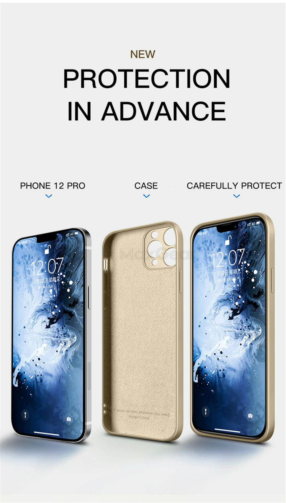 Luxury Original Square Liquid Silicone Case For iPhone 12 11 Pro Max Mini X XR XS Max 7 8 6s Plus SE 2020 Shockproof Soft Cover