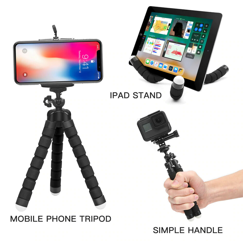 SHOOT Mini Flexible Sponge Octopus Tripod